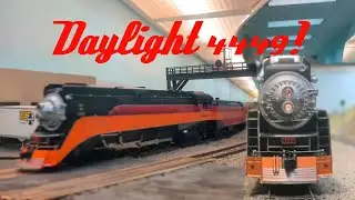 HO Scale Daylight #4449 Passenger train!
