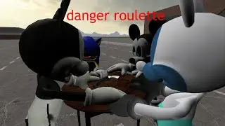 me and my friends playing danger roulette in vrchat