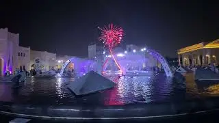 Katara fountain show Qatar