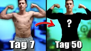 50 Tage Fitness Transformation! 💪🏼 (Fitness Experiment Teil 2)