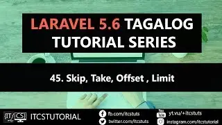 45. Skip, Take, Offset , Limit Laravel (Tagalog)