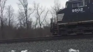 NS Cleveland line at control point in in Ravenna