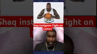 Shaq instigates fight on Celtics #kendrickperkins #shaq #diss #nba #celtics #shaquilleoneal