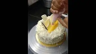 #white forest cake design#white chocolate compound 😊 please like and subscribe 🙏🙏