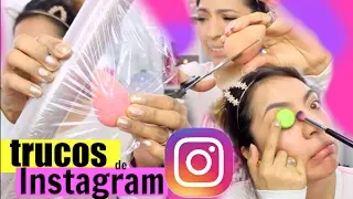 PROBANDO LOS HACKS MAS RAROS DE MAQUILLAJE INSTAGRAM♥BeautybyNena