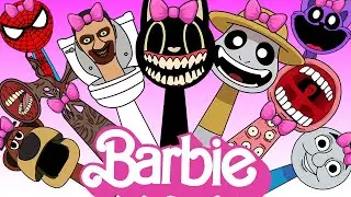 BARBIE x SPRUNKI OC (Cover) | Cartoon Cat, Siren Head, Train Eater, Skibidi Toilet, CatNap