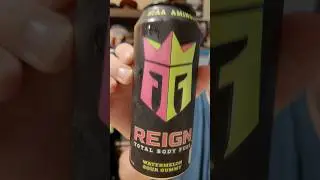 Reign total body fuel sour watermelon gummy flavored energy energy drink review
