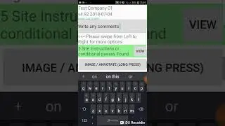 How to do an inspection on Exalon mobile device