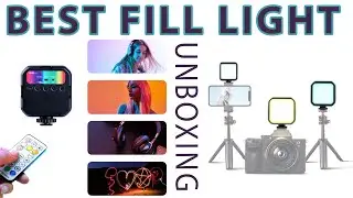 Unboxing MJ88 Pocket RGB Full Color Beauty Fill Light Handheld Camera Photography Streamer LED Light