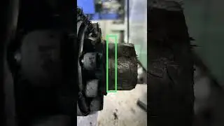 JSW 85AD Barrel Head Close up view: Severe Crack
