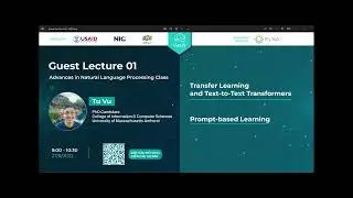 Transfer Learning, Text-to-text Transformers, and Prompt-based Learning from Tu Vu