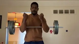 Squat Everyday w/ 100lbs, Day 29 of 31 (ZERCHER SQUATS + DIPS)