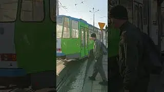 ZDiTM Tatra KT4DTM | Linia 10 &rarr; Gumieńce | Brama Portowa