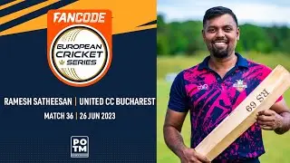 POTM: R.Satheesan - ZIN vs UCCB | Highlights | FanCode ECS Romania | 26 June 2023 | ECS23.510