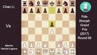 Vachier-Lagrave defeated Li and squirted rank 1st in sharjah grand prix