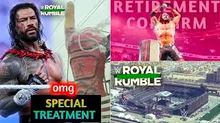 😱OMG!! SPECIAL TREATMENT For Roman Reigns☝️| AJ Styles Retirement Confirm😮| Royal Rumble | WWE News