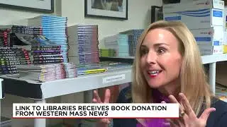 Western Mass News donates hundreds of books to Link to Libraries