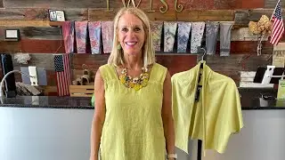 Adorable Fenini Linen Dress S-3X