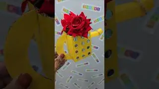how to make kids easy paper craft video / Paper mug craft ideas for kids #viralshort #shorts #craft