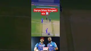 suryakumar Yadav six 6⃣ 🔥 || #cricketshorts #cricket #shortvideo #viralvideo #trendingshorts