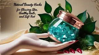 Natural Beauty Hacks for Glowing Skin, Healthy Nails, and Soft Feet#trending  #lifeand beauty hack