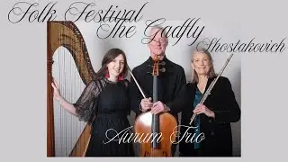 'Folk Festival' from the Gadfly Suite -arr. for flute, harp and cello - Shostakovich