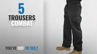 Top 10 Trousers Combat [2018]: Mens Combat Cargo Work Trousers Size 30 To 52 With Knee Pad Pockets