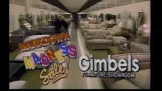 Gimbel's Furniture Showroom Markdown Madness Sale Vintage TV Commercial Century III Mall Pittsburgh