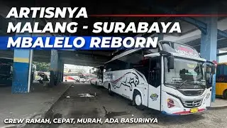 Naik bus artisnya malang - surabaya Tentrem ATB 