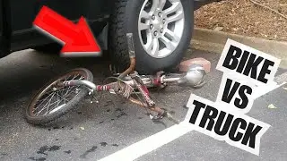 CRUSHING SATISFYING THINGS! Bike VS Truck video #6