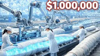Inside the $100 Billion Futuristic Silk Factory: The Entire Automated Process (No Humans Allowed)
