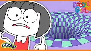 🔮 ✨ Playing in the Optical Illusion Castle! 🪄 | April Fools | Doodle Girl |  @RT&Eacute;jrOfficial ​
