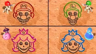 【マリオパーティスーパースターズ】バトルショーダウン マリオ VS ルイージ VS ピーチ VS デイジー | Mario Switch