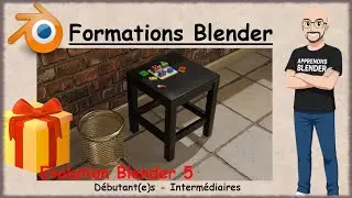Blender Tuto Français - Formations les jouets en Bois - Evolution Blender 5