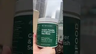 Порошок Super Greens с матча для здоровья пищеварительной системы и кишечника | Натуральная деток...