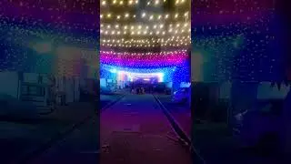 beautiful lighting #wedding #amazing #colourful #lighting #shortsfeed #shotrs #vairal #youtubeshorts