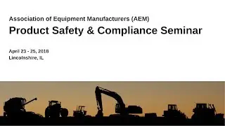 Product Safety & Compliance Seminar 2018 | Driving Safety