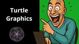 7. Python and Turtle Graphics - Create square with cycle