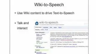 CherryPy and Wiki-to-Speech