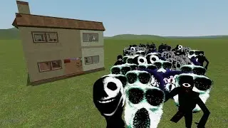 ROBLOX DOORS NEXTBOTS VS HOUSES in Garry's Mod!