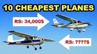 Top 10 Cheapest Planes in the world | 10 Cheapest Airplanes Anyone Can Buy | Military 360