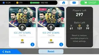Pes 2017 Android new special agent ICC 297 STARS details & ball opening.