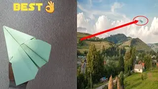 The Perfect Paper Airplane | Easy Folding Tutorial