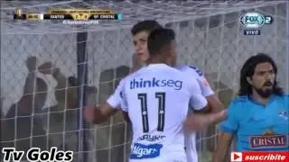 Santos 4 Sporting Cristal 0 - Copa Libertadores 2017 (Grupo 2)