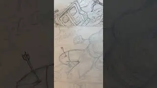 From Sketches to Pages: Creating Turbo Pit-fighter Comic