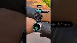 Сравнение скорости GPS-навигации Galaxy Watch 8 и Garmin Forerunner 265.