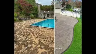 Cambridge Paver Pool Patio Transformation - Long Island, New York