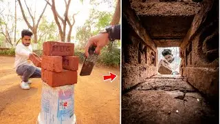 Crazy Mobile Photography Ideas With Bricks 🔥 #shorts
