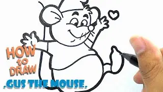 How to Draw gus the mouse from cinderella Movie | Cinderella | Disney Drawing