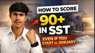 90+ in SST Starting in January 😱 | Complete Board Exam Plan #amanuplift #class10  #video 